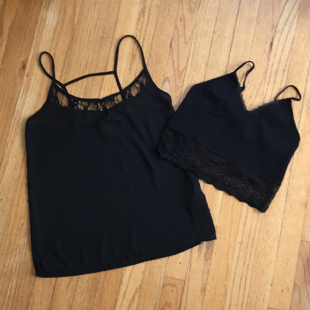 Bundle of Divided Cami & Dynamic Crop Cami Tops